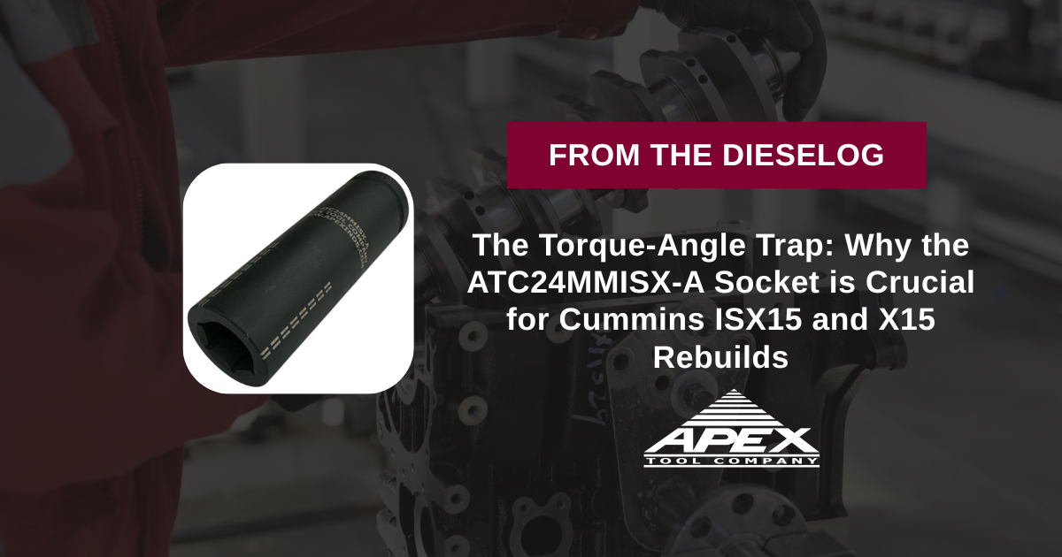 ATC24MMISX-A Heavy Duty 24mm 6 Point 3/4 Inch Drive Cylinder Head and Main Bolt Socket
